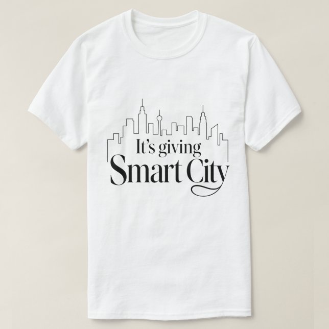 Es ist Smart City T-Shirt (Design vorne)