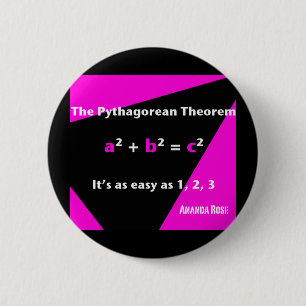 Es ist so einfach wie 1, 2, 3 Fuschia Knopf Button