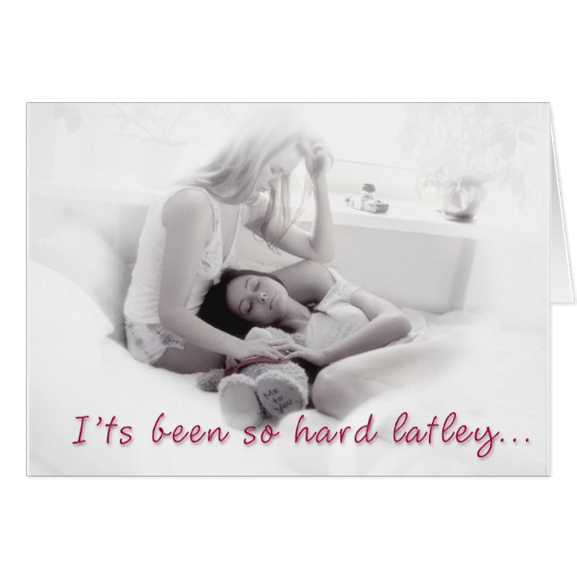 Es ist so hartes latley gewesen (Vorderseite (Horizontal))