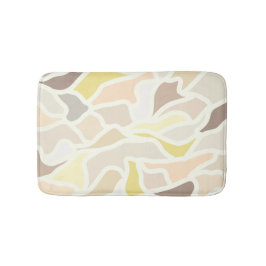 Es ist so ivory geometrisches Abstraktes Muster Badematte