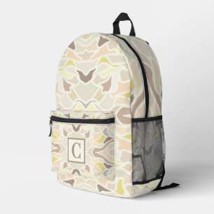 Es ist so ivory geometrisches Abstraktes Muster Bedruckter Rucksack