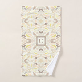 Es ist so ivory geometrisches Abstraktes Muster Handtuch