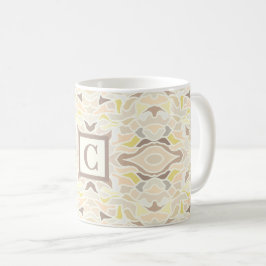 Es ist so ivory geometrisches Abstraktes Muster Kaffeetasse