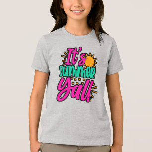 Es ist Sommer Y'all-54808 Tri-Blend Shirt