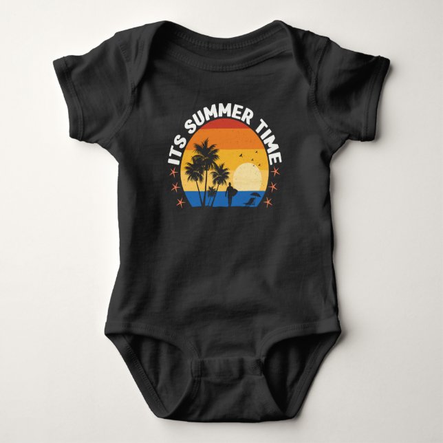 Es ist Sommerzeit - 65786 Baby Strampler (Vorderseite)