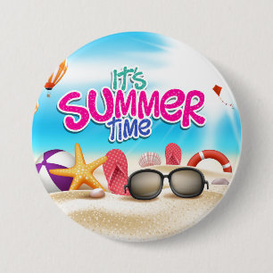 Es ist Sommerzeit Button