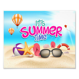 Es ist Sommerzeit Fotodruck