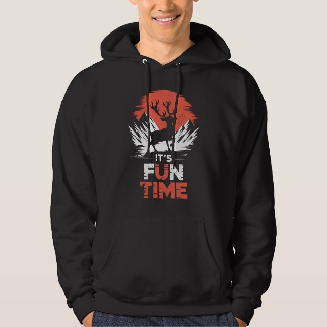 Es ist Spaß, Weihnachten der Abenddämmerung Hoodie (Vorderseite)