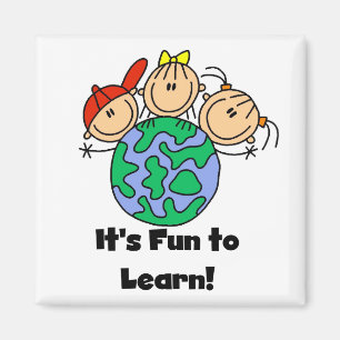 Es ist Spaß zu lernen Magnet