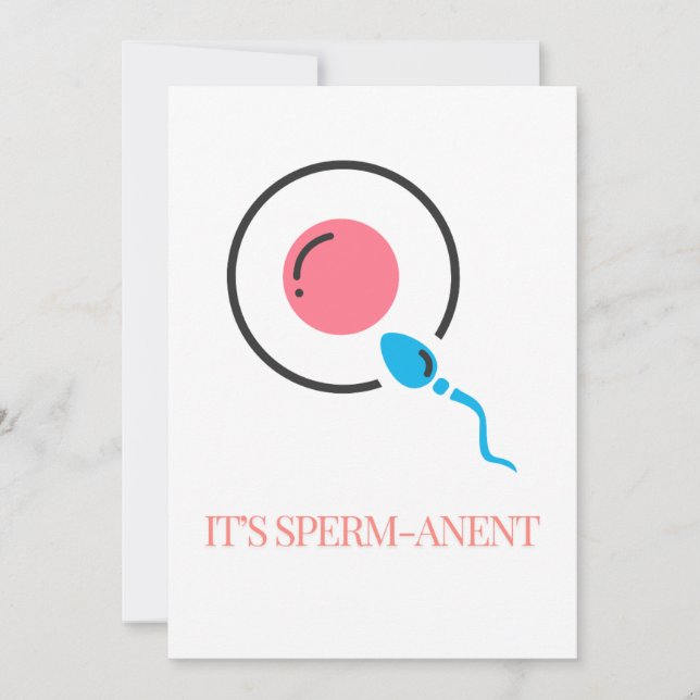 Es ist Sperm-anet Feiertagskarte (Vorderseite)