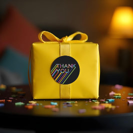 Es ist Spiel auf farbenfrohen Neon Laser Tag Viele Runder Aufkleber