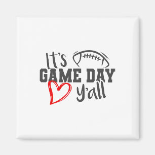Es ist Spieltag, Leute Hübsche Super Football Bowl Magnet