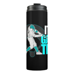 Es ist Spielzeit - Baseball Thermosbecher