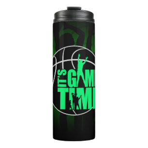 Es ist Spielzeit - Grün Thermosbecher