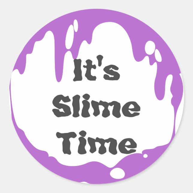 Es ist Sticker für "Slime Time Birthday Party Guns (Vorderseite)