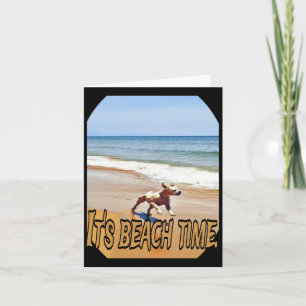 Es ist Strandzeit Karte