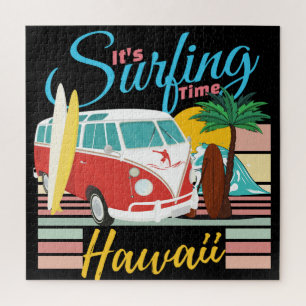 Es ist Surfen Time Hawaii - Summer Beach Vibes Puzzle