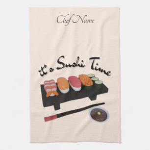 Es ist Sushi Time, Sushi Geschirrtuch