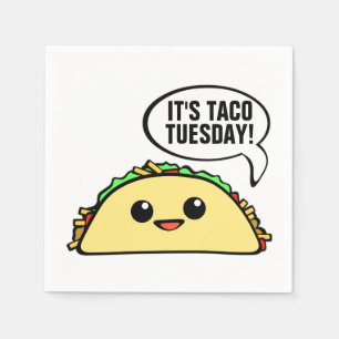 Es ist Taco Dienstag Serviette
