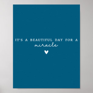 Es ist Tag Miracle Ivf Lucky Egg Poster