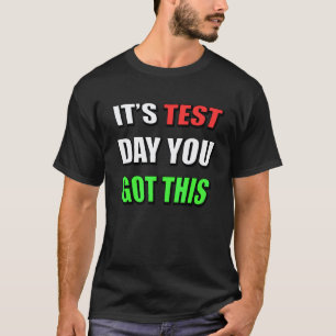 Es ist Testtag, du schaffst das Lehrertesting T-Shirt