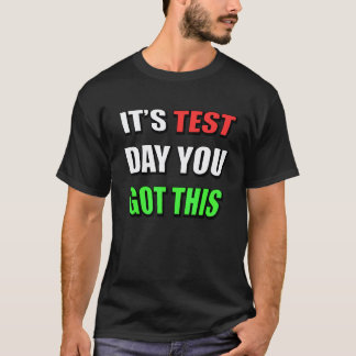 Es ist Testtag, du schaffst das Lehrertesting T-Shirt