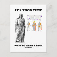 Es ist Toga Time Ways, einen Toga zu tragen (Anwei