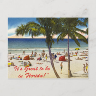 Es ist toll, in Florida zu sein Postkarte