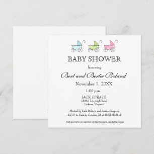 Es ist Triplets Baby Shower Einladung