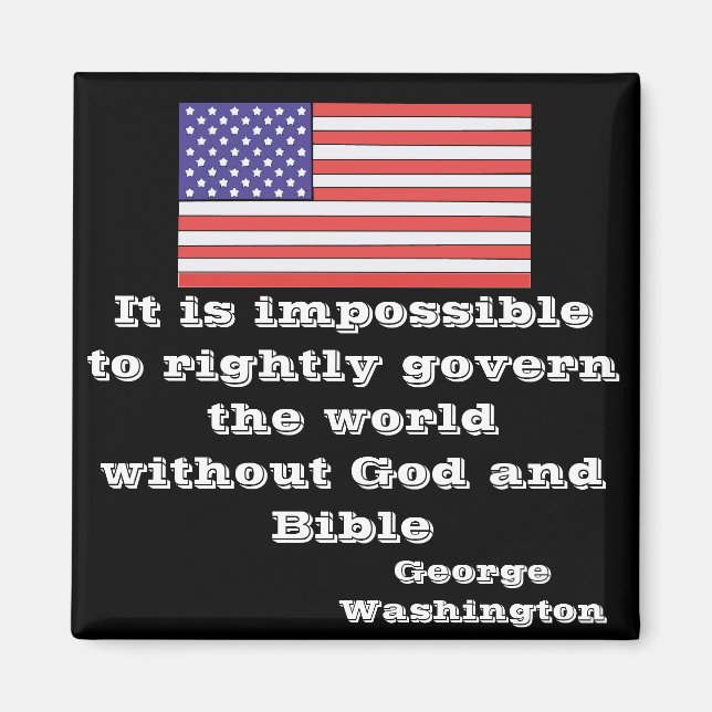 Es ist unmöglich, die Welt ohne Recht zu regieren Magnet (Vorne)