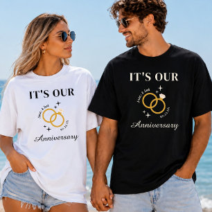 Es ist unser Jubiläum Vibes Couple Wedding Geschen T-Shirt