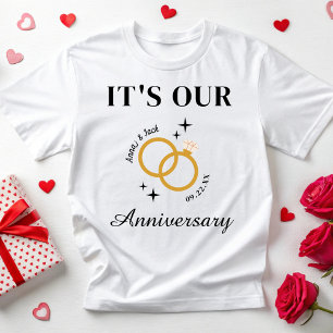 Es ist unser Jubiläum Vibes Couple Wedding Geschen T-Shirt