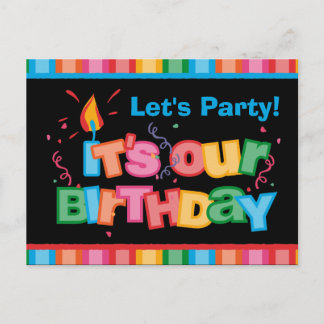 Es ist unsere Einladung zu Geburtstagsbriefen