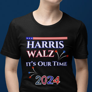 Es ist unsere Zeit Harris Walz 2024 T-Shirt