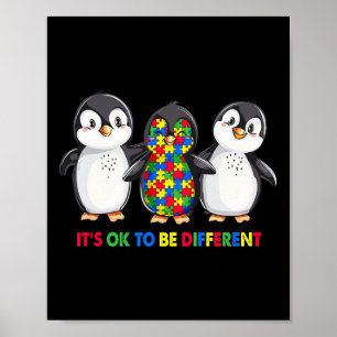 Es ist unumgänglich, ein anderes Pinguin-Autismus- Poster