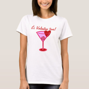 es ist Valentini Zeit! Martini-Shirt des T-Shirt