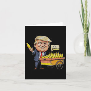 Es ist verrückt (im Vergleich) Lustiger Trump-Bana Karte