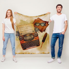 Es ist Vintag geschrieben Fleecedecke