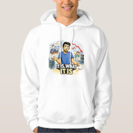 Es Ist, Was Es Ist – Resigniertes Leben Chaos Graf Hoodie