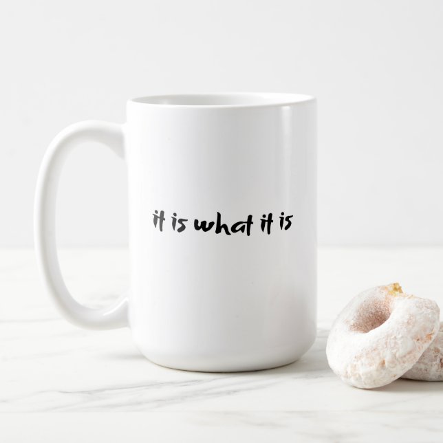 Es ist, was es Tasse ist (Mit Donut)