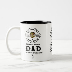 Es ist, was ich tue, ich räuchere Fleisch Lustiger Zweifarbige Tasse