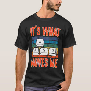 Es ist, was mich bewegt Video Games Gaming Retro V T-Shirt