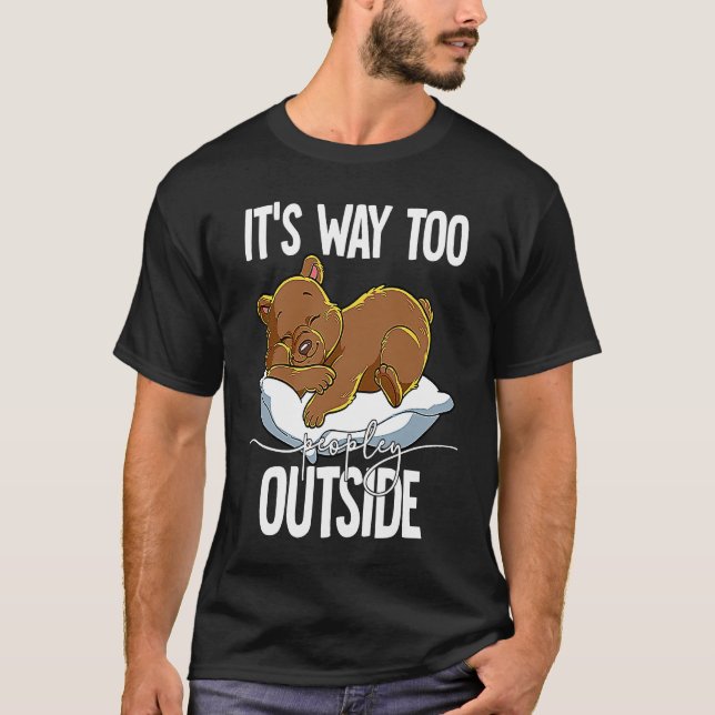 Es ist Way To People Outside 1 T-Shirt (Vorderseite)