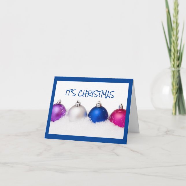 ES IST WEIHNACHTEN...ESSEN/GETRÄNKEN/SEIN SEHR SCH KARTE (Vorderseite)