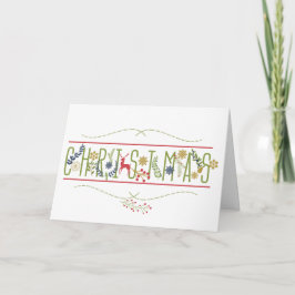 Es ist Weihnachtsfeiertags-Gruß-Karte Feiertagskarte