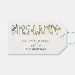 Es ist Weihnachtsgeschenk-Tag Geschenkanhänger