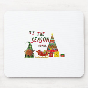 Es ist wieder die Saison Weihnachts-Gnom Mousepad
