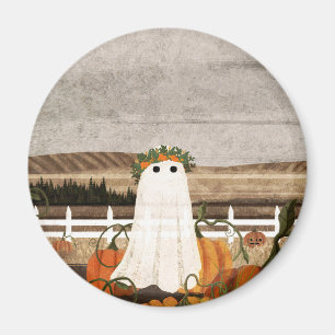 Es ist wieder ein Geist im Kürbisgepäck Magnet