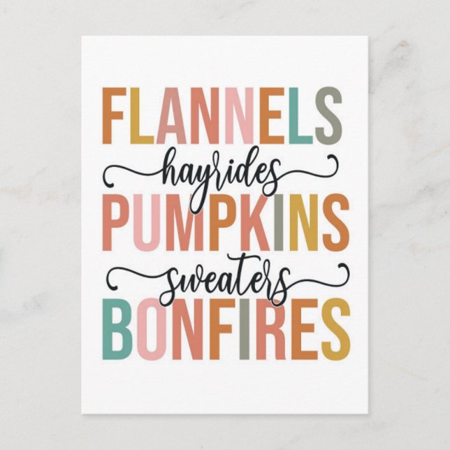 Es ist wieder Fall Postkarte (Vorderseite)