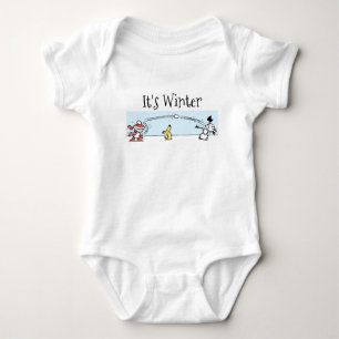 Es ist Winter Baby Bodysuit Baby Strampler
